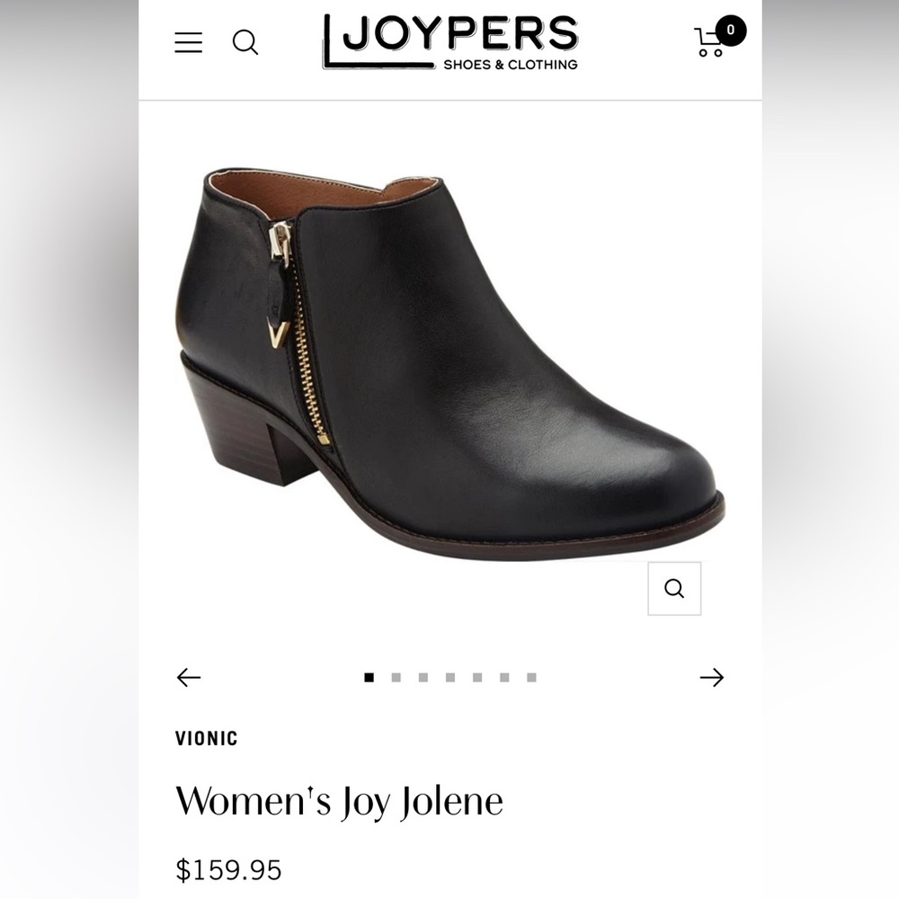 Vionic Jolene Ankle Boots-Size 10
